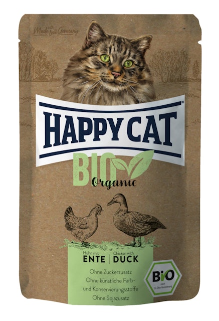 HAPPY CAT BIO Organic 85 Gramm KatzennassfutterVorschaubild
