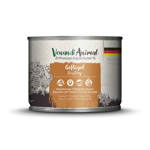 Venandi Animal 200 Gramm Katzennassfutter
