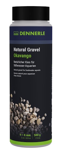 DENNERLE Natural Gravel Okavango 500 Gramm Aquarieneinrichtung