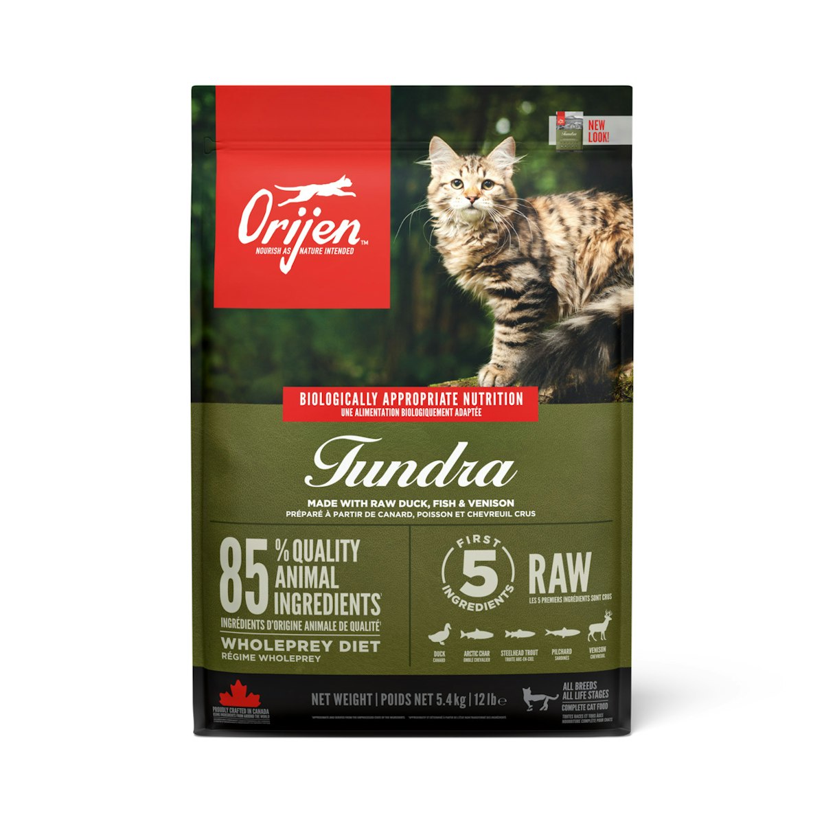 Orijen Tundra Katzentrockenfutter Sparpaket 2 x 5,4 Kilogramm