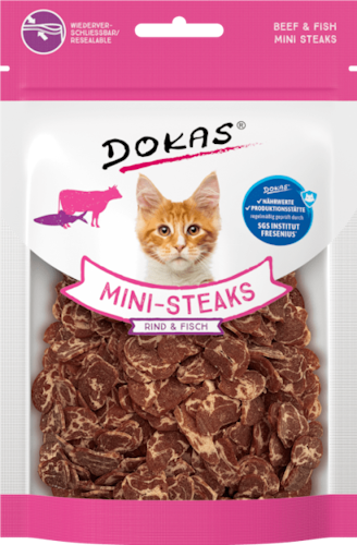 Dokas Katze Mini-Steaks Katzensnack