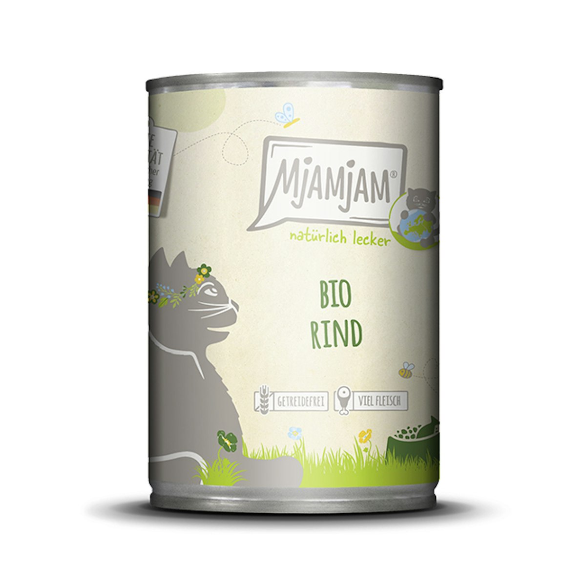 MjAMjAM – BIO für Katze 400g MjAMjAM Katze Sparpaket 12x400g BIO Rind