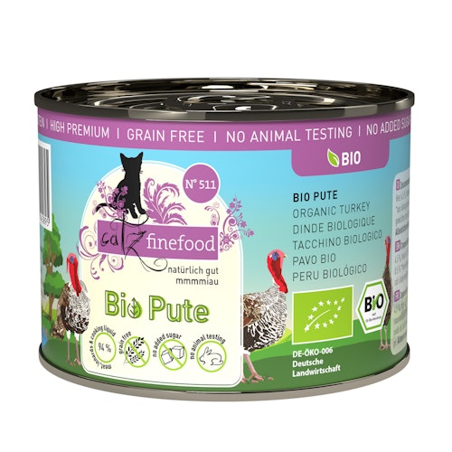 catz finefood Bio 6 x 200g Katzennassfutter