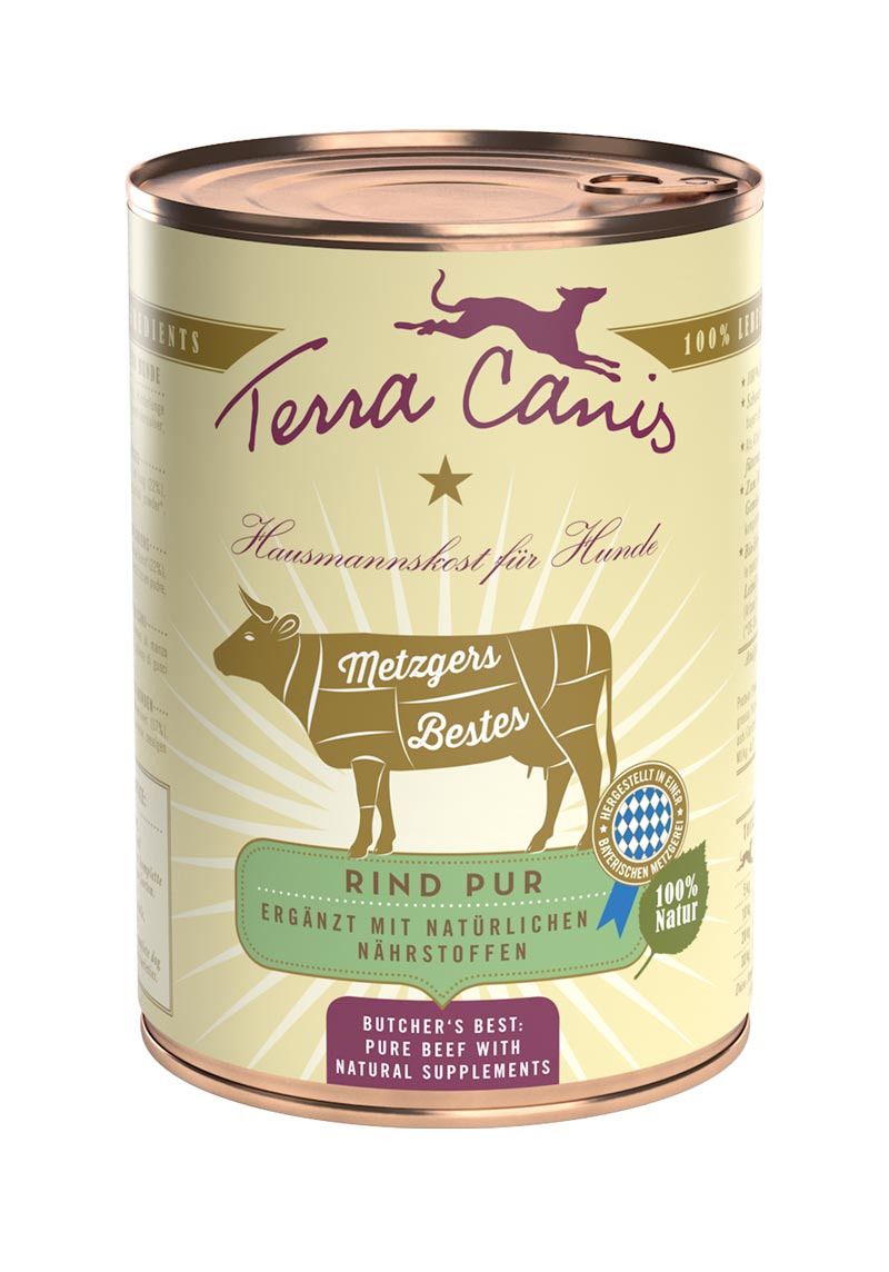Terra Canis Metzgers Bestes 400g Dose Hundenassfutter