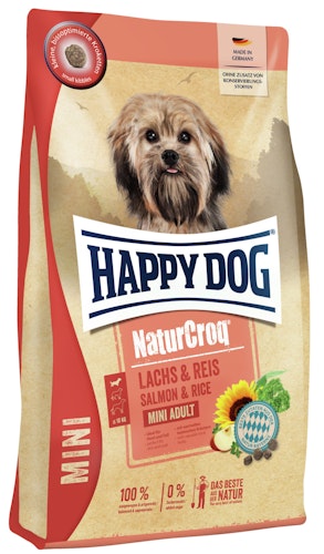 HAPPY DOG NaturCroq Mini Lachs mit Reis Hundetrockenfutter