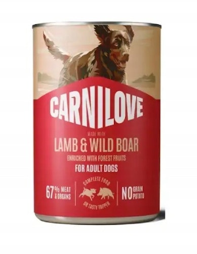 Carnilove Dog Paté 12 x 400g-Dose Hundenassfutter
