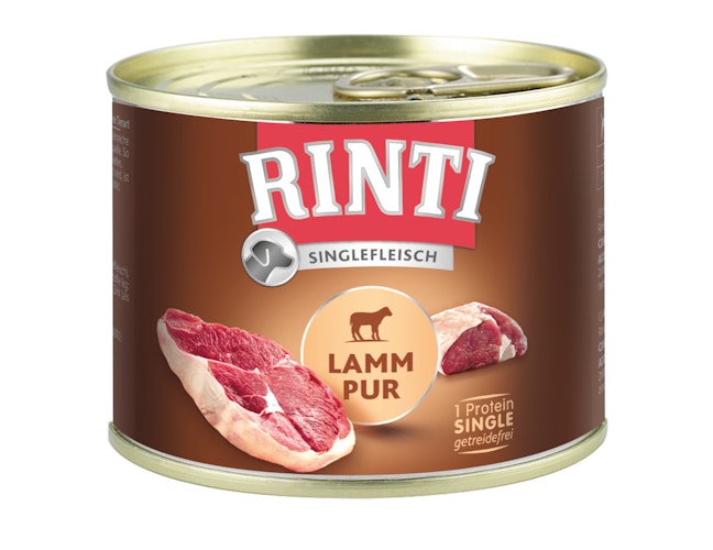 RINTI Singlefleisch 185g Dose Hundenassfutter