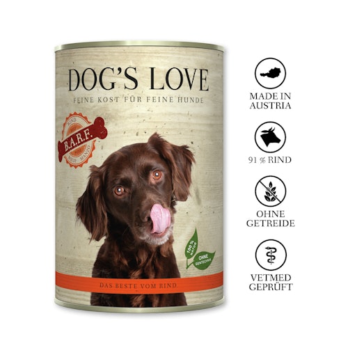 Dog's Love B.A.R.F. 400g Dose Hundenassfutter