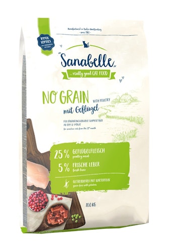 Sanabelle No Grain mit Geflügel Katzentrockenfutter