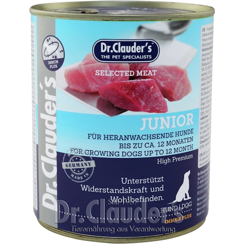 Dr. Clauder's Selected Meat Immun plus 800g Dosen Hundenassfutter