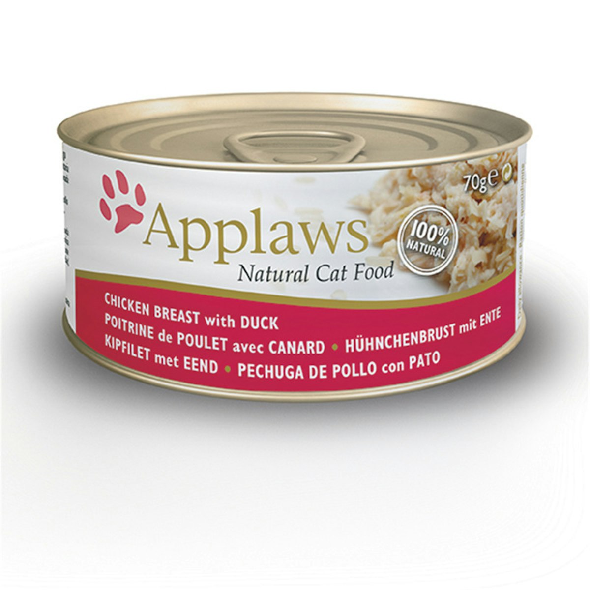 Applaws 70g Katzennassfutter Sparpaket 48 x 70 Gramm Hühnchenbrust & Ente