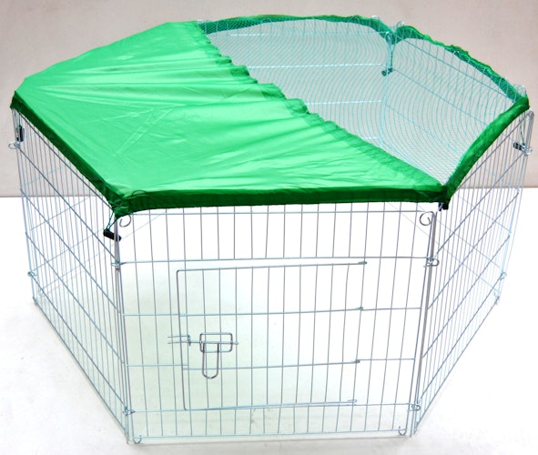 Ollesch Freilaufgehege inklusive Netz silber Kleintierheim