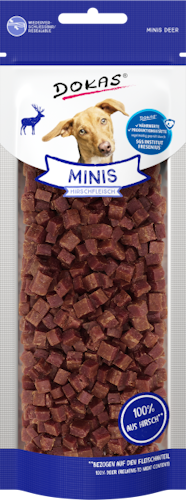 Dokas Hund Minis Hirschfleisch 60g