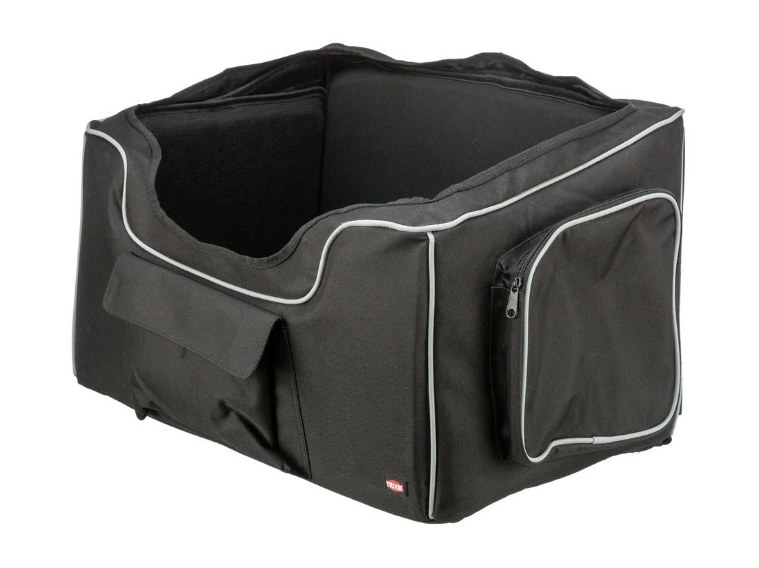 TRIXIE Autositz, 56 × 37 × 36 cm, schwarz/grau