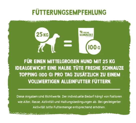 BOSCH Freshe Schnauze Topping 200g grünes Ackergemüse