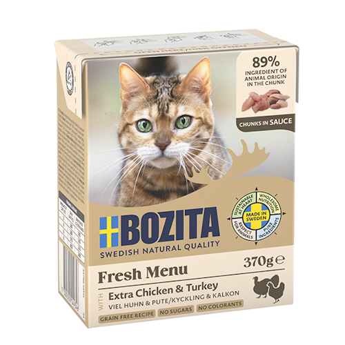 Bozita Häppchen in Soße 370 Gramm Katzennassfutter