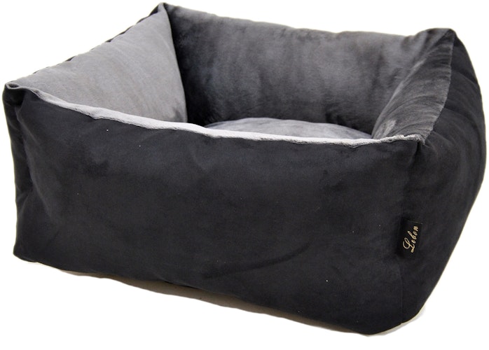 LEBON Katzenbett Amelie 50x50x24cm schwarz/grau