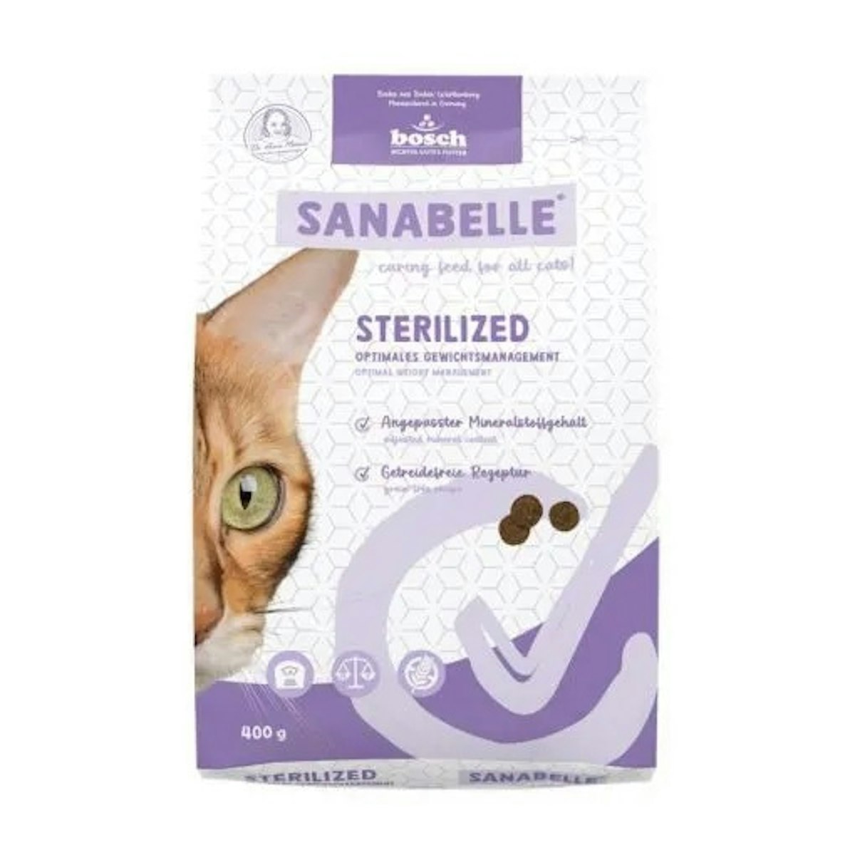 Sanabelle 6 x 400g Sterilized Katzentrockenfutter-Sparpaket