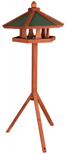 TRIXIE natura Futterhaus mit Ständer ø65x46/145cm braun