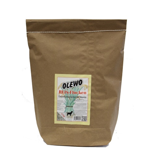OLEWO Reis-Flocken Hundezusatzfutter