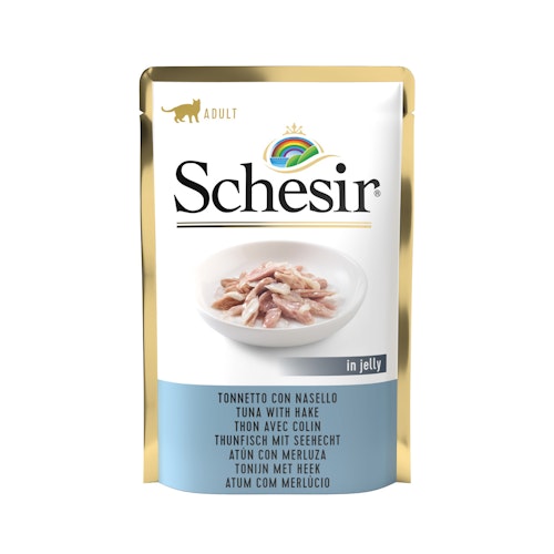 Schesir Jelly Beutel 85 Gramm Katzennassfutter