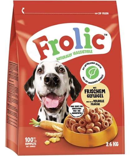 Frolic 2,6kg Beutel Geflügel