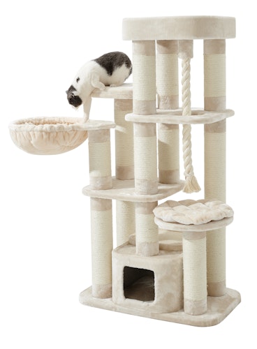 NOBBY Kratzbaum "FREDO" cream; 85 x 50 x 158 cm