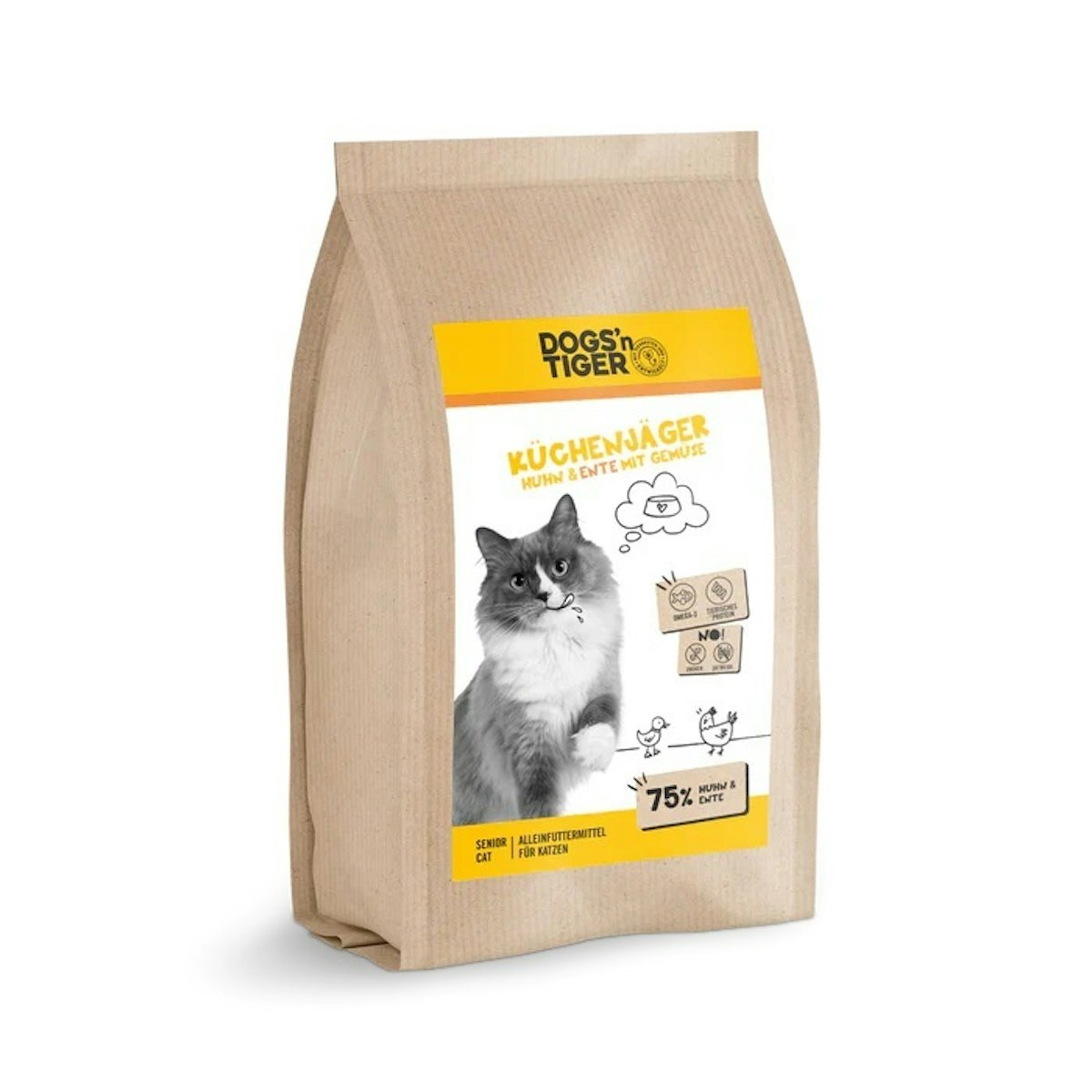 Dogs’n Tiger 1 x 10kg Küchenjäger Katzentrockenfutter