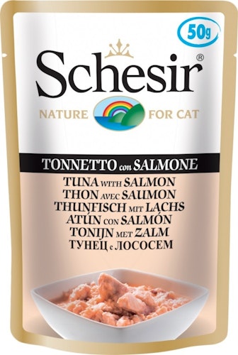 Schesir 30 x 50g Beutel Katzennassfutter