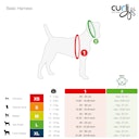 curli Clasp AirMesh Geschirr skyblue Hundegeschirr