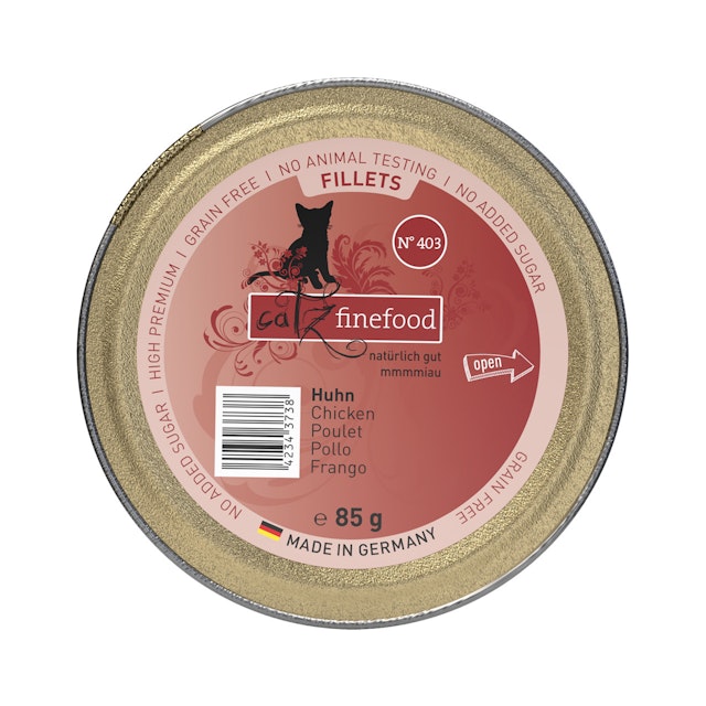 catz finefood Fillets in Jelly 85 Gramm Schale KatzennassfutterVorschaubild