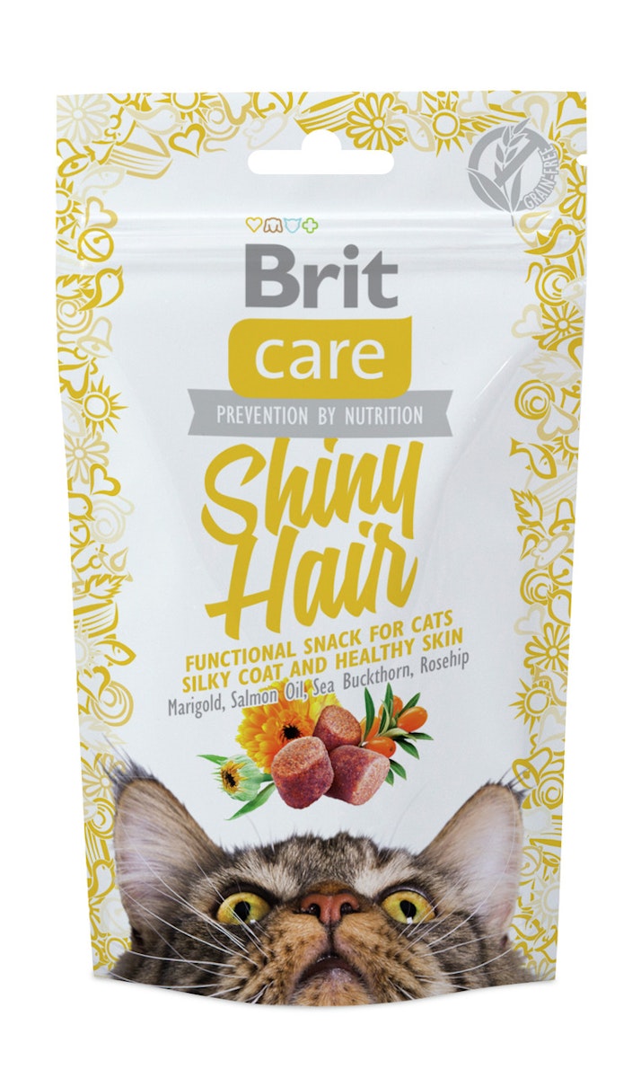 Brit Care Cat Snack – Katzensnack 50g Shiny Hair