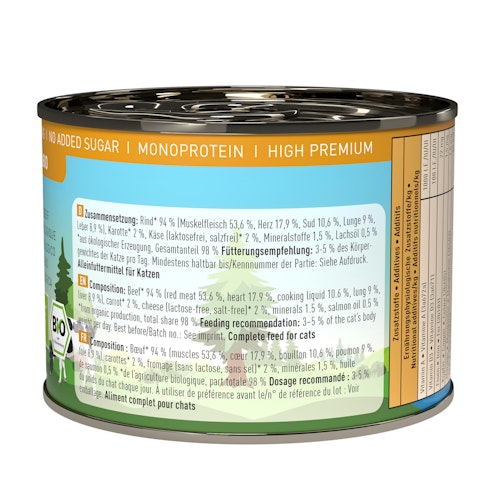 catz finefood Bio 6 x 200g Katzennassfutter