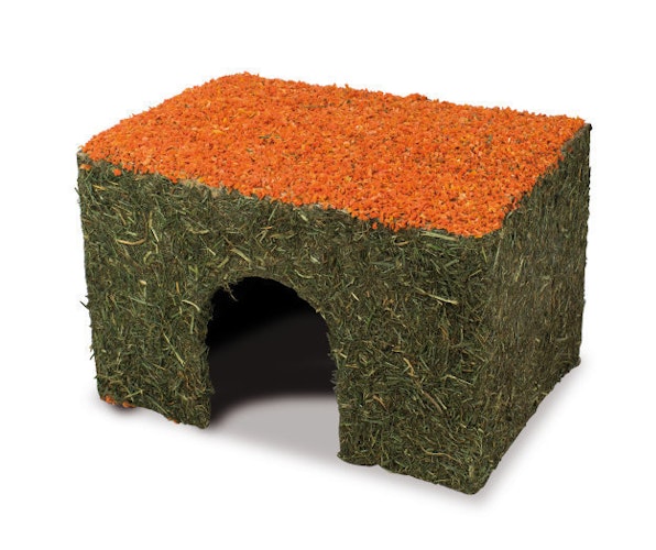 JR FARM Nager Heu-Haus mit Karotten Kleintiersnack / Zubehör