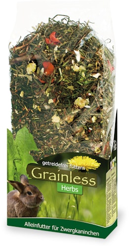 JR FARM Grainless Herbs Zwergkaninchen Kleintierfutter