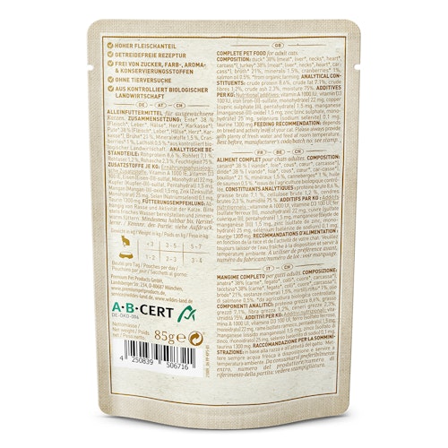 WILDES LAND Katze BIO 85g