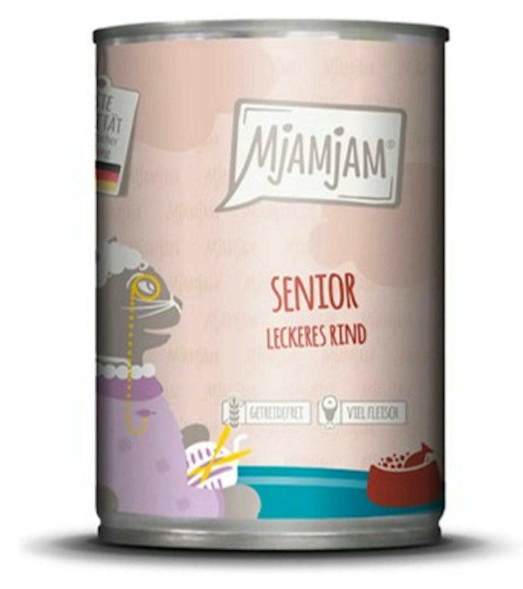 MjAMjAM – Senior 400g MjAMjAM Katze Sparpaket 12x400g Senior – leckeres Rind