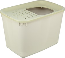 Katzentoilette Hop-In, 38 × 39 × 58 cm, grau/grün