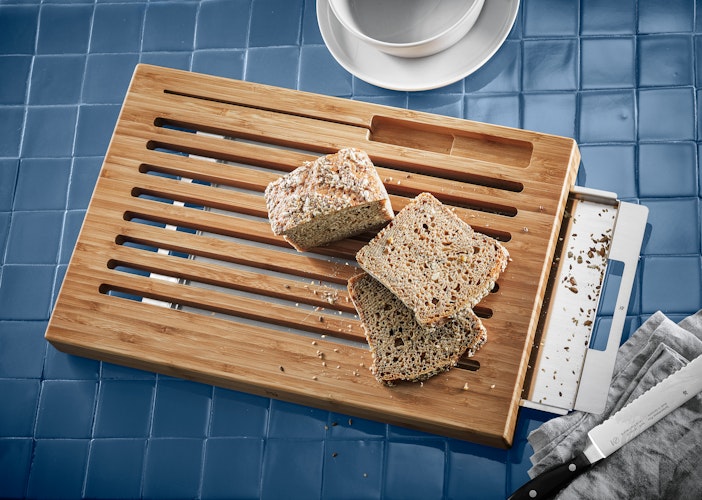 WMF Brotschneidebrett mit Auffangschale