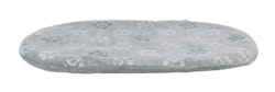 TRIXIE Kissen Jimmy Soft, Softplüsch, oval, hellgrau