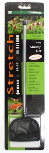 DENNERLE Nano Shrimp Net Bügelform 24-62 cm (groß/schwarz)