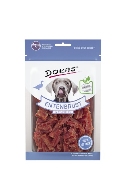 DOKAS Entenbrust in Stückchen HundesnackVorschaubild