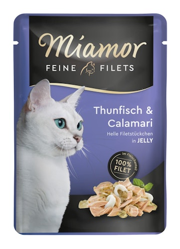 Miamor Feine Filets in Jelly 100g Frischebeutel Katzennassfutter