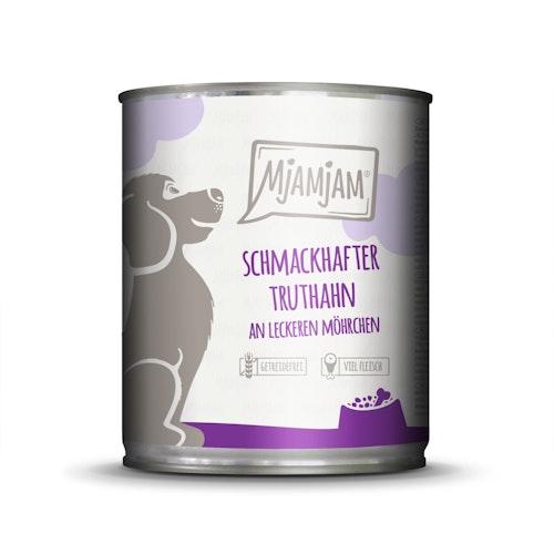 MJAMJAM Leckere Mahlzeit 800g Dose Hundenassfutter