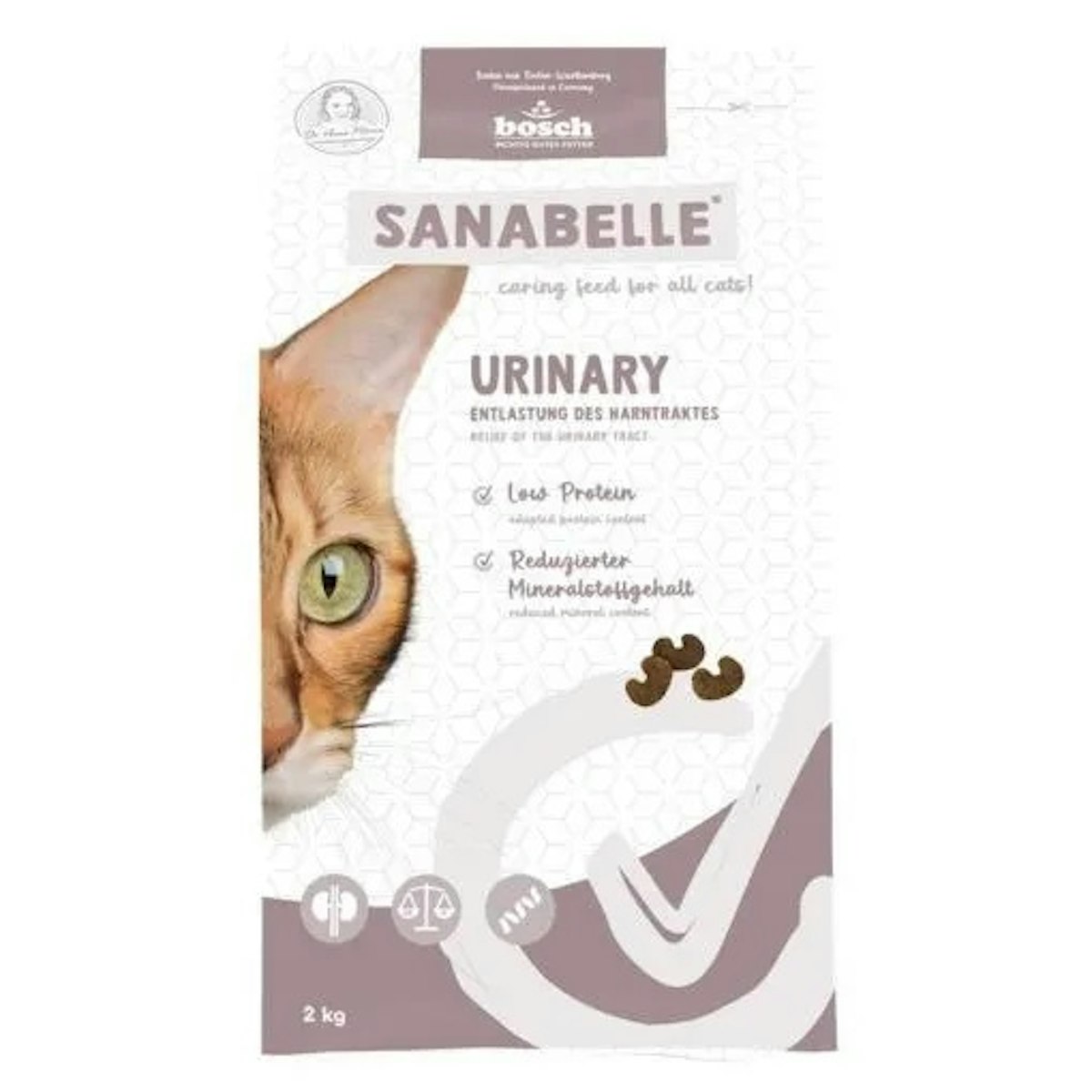 Sanabelle 4 x 2kg Urinary Katzentrockenfutter-Sparpaket
