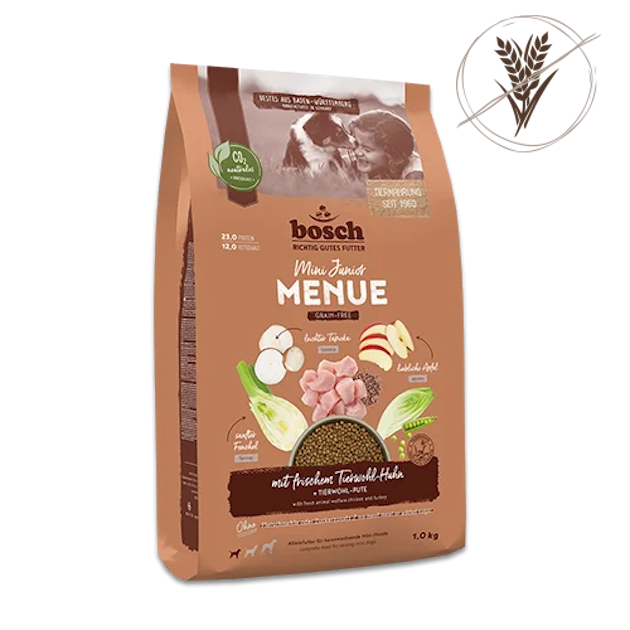 Bosch MENUE Mini Junior mit Tierwohl-Huhn 1kg online kaufen