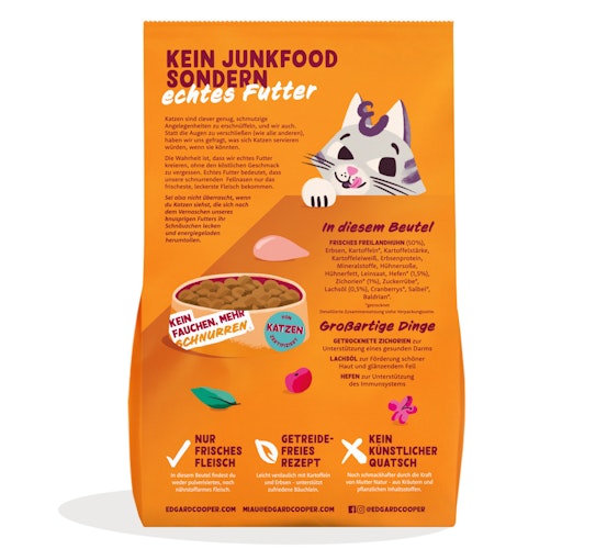 Edgard&Cooper Adult Huhn Katzentrockenfutter