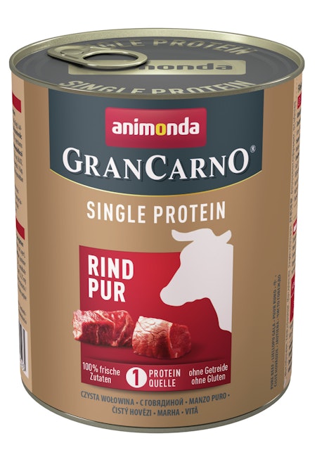 animonda Gran Carno Single Protein 800g Dose HundenassfutterVorschaubild