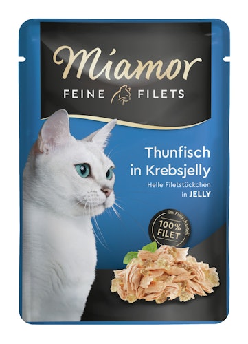 Miamor Feine Filets in Jelly 100g Frischebeutel Katzennassfutter