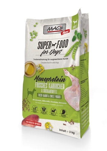 MAC's Dog MONO Kaninchen Hundetrockenfutter